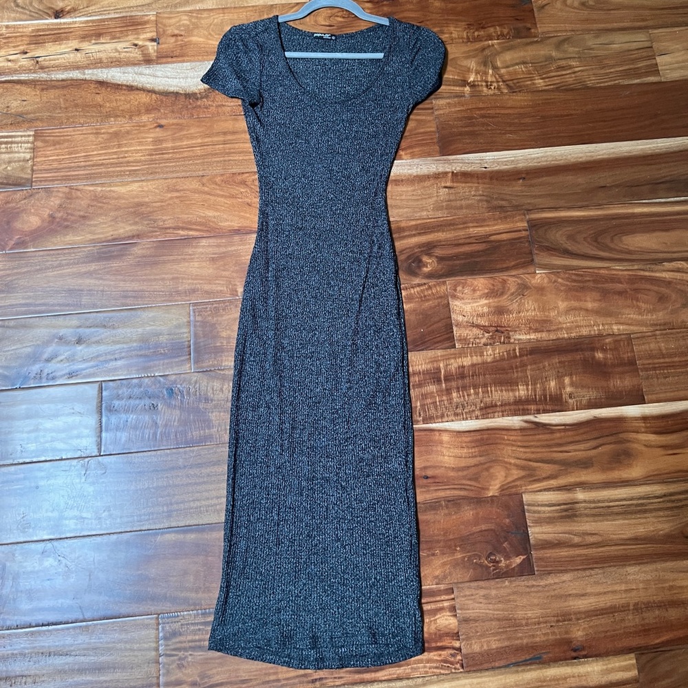 Popular basics gray knit dress- Size S